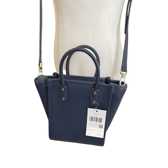 Disney x Kate Spade New York Lady And The Tramp Mini Tote Bag KH463 Blue Multi - Picture 6 of 6